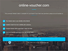 Tablet Screenshot of online-voucher.com